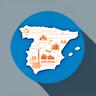 Icon representing local knowledge or a map of Spain
