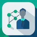 Icon representing successful connection or signing up
